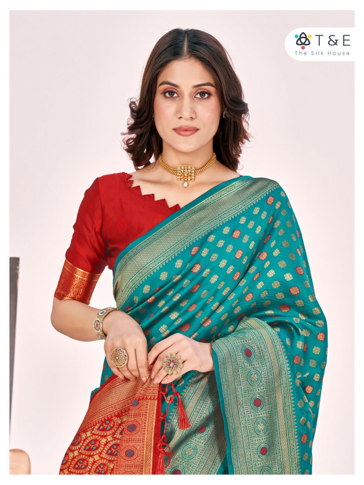 T And E Aagman Designer Silk Saree Catalog